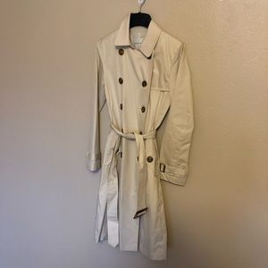 Banana Republic Cream Trench Coat